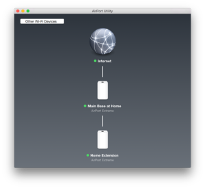 extend network with airport extreme